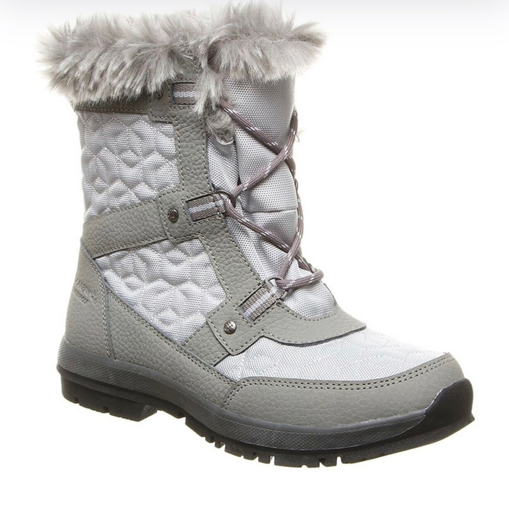 Girl’s BearPaw Marina Charcoal/Lt.Grey Waterproof Never Wet Size 3 Youth-NWT - Picture 7 of 8